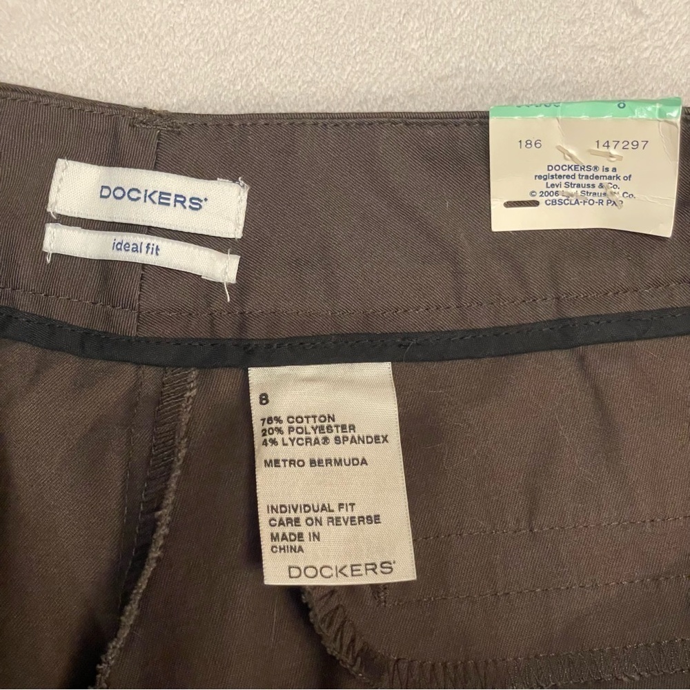 Vintage Womans Dockers Ideal Fit Bermuda Shorts - Picture 9 of 13
